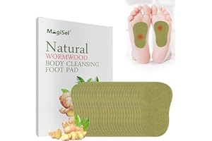 MAGISEL Parches Detox para Pies, 16pcs Parches Pies Desintoxicantes, Almohadillas Limpieza Profunda, Eliminar Toxinas, Alivian el Dolor y Mejoran el Sueño, Aceleran Metabolismo