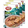 TASTY NIBBLES Ready to Eat Fish Roast | Kerala Special | Open Heat & Eat | Non-Vegetarian | No Added Preservatives | Japanese Retort Technology 200GM Pouch (Pack of 3)