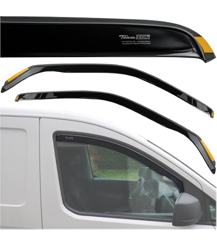 ClimAir Windabweiser Vorne Für Fiat Panda (2012-) - Rauchgrau, 2-teiliges Set Mit ABE & Parkscheibe