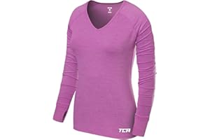 TCA Kobiety Elle Koszulka do biegania z dlugim rekawem i dekoltem w serek