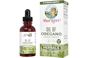 MaryRuth Organics, Oil of Oregano Drops, Vegan Oregano Oil Drops, 30ml, Vegetarian, Gluten Free, Soy Free, GMO Free