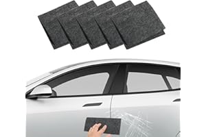 CKCSHI 5Pcs Nano Sparkle Cloth for Car, Scratches Magic Cloth, Cars Scratch Remover, Easy to Repair Light Scratch, Car Paint, Water Spots, Paint Polishing Cloth for Paint Care,Car Cleaning