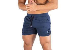Superora Shorts Deportivos Hombre Pantalones Cortos Short de Ejercicio Deporte Secado Rápido de Malla con Cordón para Playa Correr Jogging Running al Aire Libre Ligero y