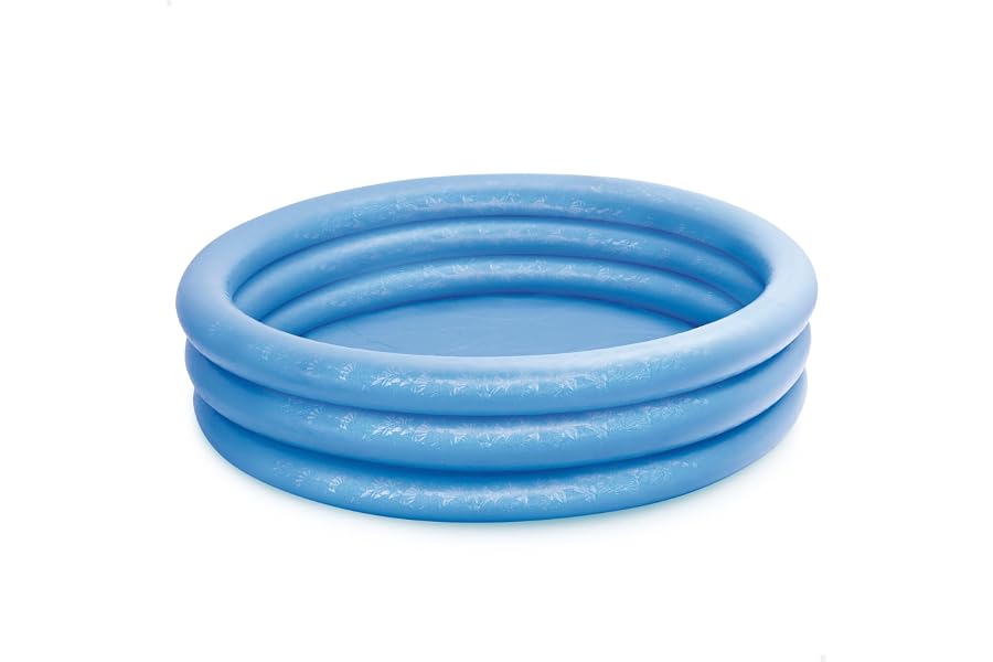 Intex 58446NP - Piscina Hinchable 3 Aros Azul 168 x 38 cm, 581 litros