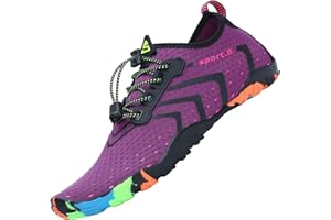 SAGUARO Scarpe da Scoglio Uomo Donna - 7/9 Fori di Drenaggio Antiscivolo Asciugatura Rapida Gr.35-48