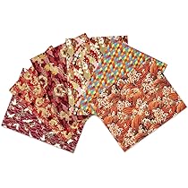 6 Scampoli Di Tessuto Orientale 50x40 Cm – Motivi Drago, Gru, Carpa, Onde – Per Cucito E Patchwork - 6