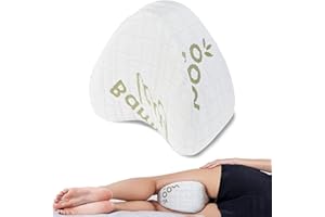 ‎FLOWEN Poduszka pod Kolana i Nogi do Spania na Boku Poduszki pod Nogi i Plecy z Pianki z Pamięcią Kształtu i Bambusa Ortopedyczne i Anatomiczne Podparcie Lędźwiowe dla wad Postawy Zdejmowana i Zmywalna
