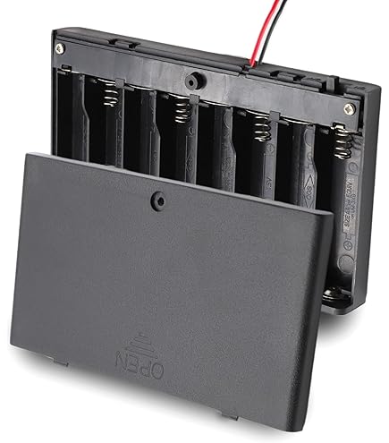 Portabatterie Per 8 AA LR6 - Con Cavo 200 Mm, Tensione 12V, Per Circuiti Elettrici - Foto 13