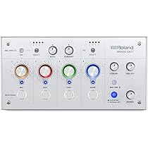 Dual Bus Mixer Roland BRIDGE CAST Gaming Mixer - Ice White