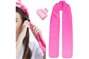 CHUAINXIN Bigodini Grandi per Volume, Bigodino Lungo per Boccoli, Bigodino Fascia Capelli, Bigodini per Dormire, Senza Calore Morbidi Arricciacapelli, Heatless Hair Curler Waves Curlers per Capelli Medi Lunghi
