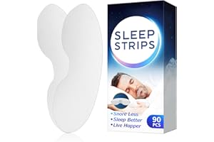 Lotnut Cinta Bucal para Dormir, 90PCS Tiras Bucales Antirronquidos Mouth Tape for Sleeping, Cintas Anti Ronquidos, Mejore la Calidad del Sueño
