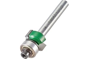 Trend CraftPro Guided Rounded Over Router Cutter Bit, 1/4 Inch Shank, 1.6mm Radius and 7.9mm Cut Length, Tungsten Carbide Tipped, C074AX1/4TC