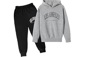 GÉNÉRIQUE Ensemble Enfant Garcon, Ensembles-Rugby-De-Sport-Garçon Tenue De Sport Enfant Garçon Ado Survêtement De Sport Ensemble À Capuche Et Pantalon Jogging Garçons