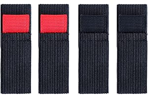 OVERTOYOU 4Pcs Fishing Spool Belt Nylon Elastic Fishing Spool Belt Reel Protections Belt Band Reel Accessory Outdoor Fishing Tool