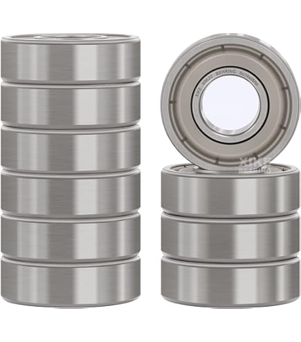 Lot De 8 Roulements à Billes 6x17x6 Mm - Acier Haute Teneur En Carbone, Double étanchéité (ABEC1) - Pour Moteurs, Outils, Machines