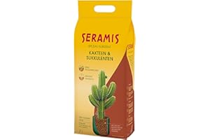 Seramis sustrato Especial para Cactus y suculentas, 7 l – Arcilla expandida, sustituto para Tierra de Cactus para el Almacenamiento de nutrientes