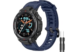 Hatolove Pasek kompatybilny z Amazfit T-Rex/T-Rex Pro Smartwatch, miękka silikonowa wymienna bransoletka sportowa z narzędziami do Amazfit T-Rex/Amazfit T-Rex Pro