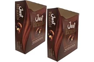 BELLA & CO. 2x Paynes Just Brazils Milk Chocolate Brazils Nuts | Christmas Gifts | Chocolate Gifts | Christmas Chocolates | Stocking Filler | Chocolate Boxes & Gifts | Suitable For Vegetarians | 150g