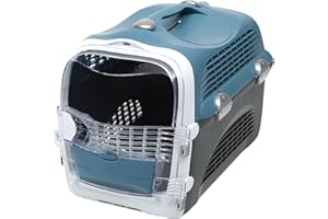 Catit 41372 Cabrio Carrier Transporter dla Kota, Niebieski/Szary