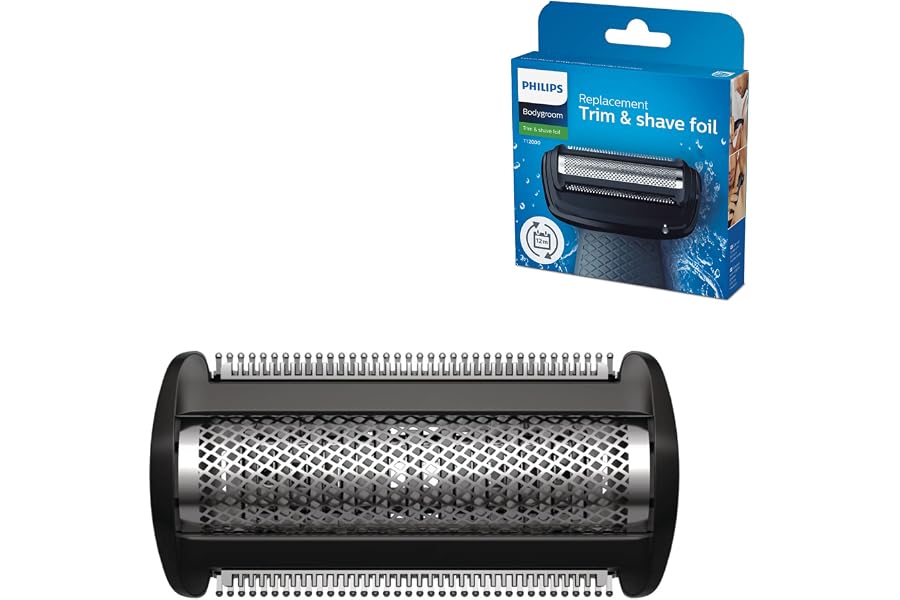 Philips TT2000/43, Depilación masculina, Cabezal de Recambio, compatible con las Afeitadoras Corporales Philips Serie 7000, 5