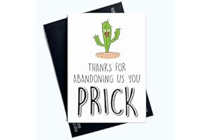 PEACHY ANTICS New Job Leaving Card niegrzeczna zabawna dowcipna banter kolegi współpracownik Good Luck PC934