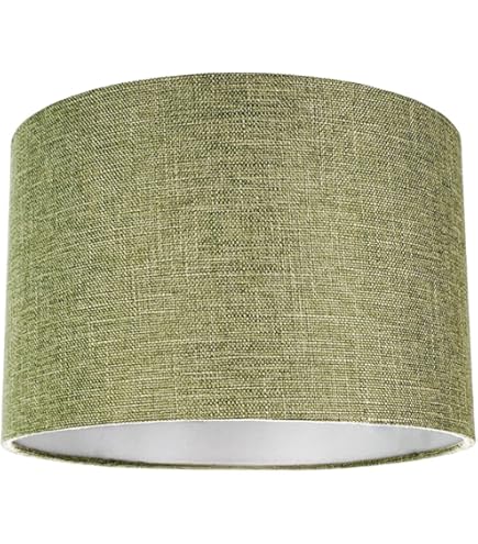 Grey Stripe Lampshade, Modern Handmade Table Ceiling Drum