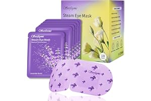 Serfeymi Augenmaske Wärmend 10PCS- Eye Mask for Sleeping, Dampf-Augenmaske, Selbsterwärmende, Beheizte Augenmaske für Geschwollene Augen, Trockene Augen, Einweg-Schlafaugenmaske- Lavendel