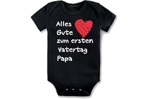 BesserBay Baby Strampler Body Kurzarm Erster Vatertag Geschenk 0-12 Monate