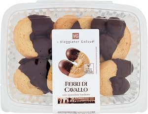 Il Viaggiator Goloso Ferri di Cavallo con Ciocciolato Fondente 200g