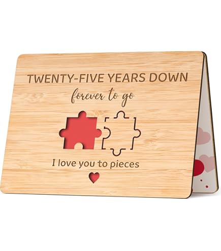 Carte 25e Anniversaire De Mariage En Argent Pour Mari, Femme