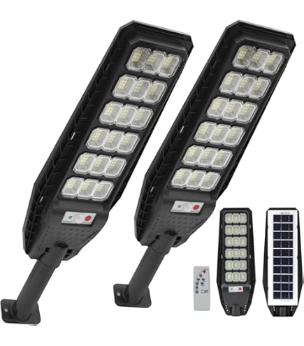 Lampione Solare Esterno 1000W - 420 LED, Sensore Movimento, Telecomando, IP66 - Foto 4