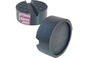 ‎SARIAN 75x30mm Gummiauflage für Wagenheber Rangierwagenheber Gummiklotz universal für KFZ PKW SUV
