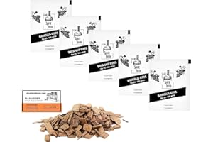ALCOFERMBREW 5 x Levure de Vin Bayanus 10g G995 + Copeaux de Chêne Français 20g - Levure pour la Fermentation du Vin | Levure de vin tout usage | Spirit Ferm
