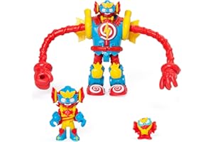SUPERTHINGS RIVALS OF KABOOM SUPERTHINGS Superbot Sugarfun - przegubowy robot bohater z elastycznymi ramionami i akcesoriami bojowymi. W zestawie 1 ekskluzywny Kazoom Kid i 1 SuperThing.