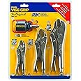 Irwin 2077703 Vise-Grip Fast Release Locking Pliers Set with Free 8-in-1 Multi-Tool, 3-Piece