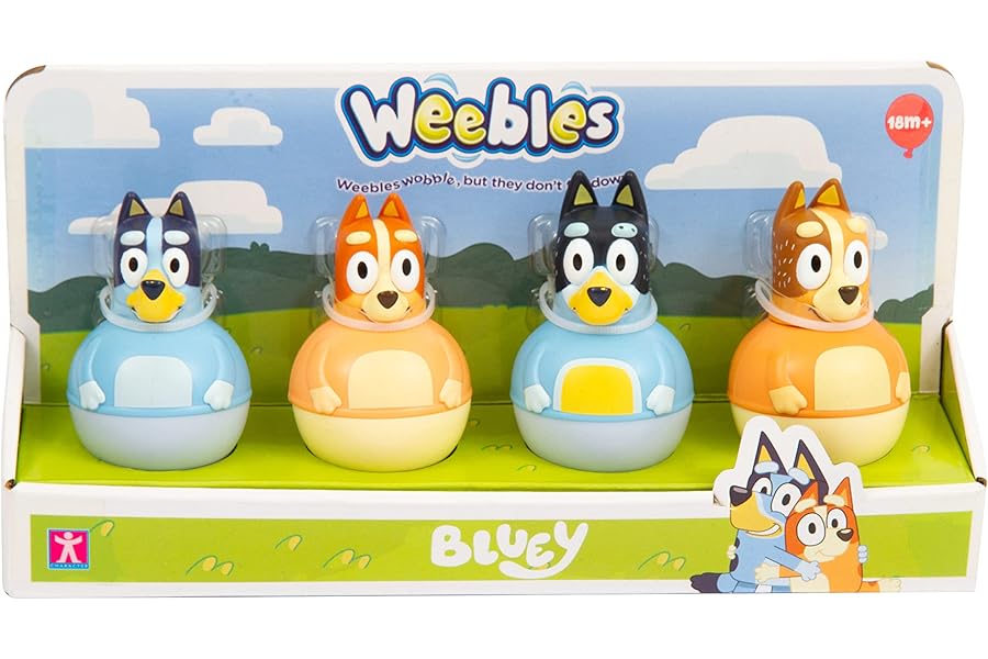 Weebles Bluey WEU02 Set of 4 Characters