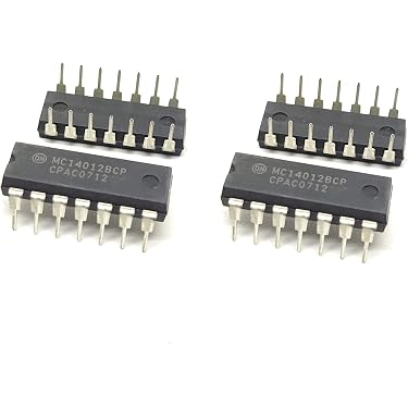 Lot De 10 Circuits Intégrés CD4012BE DIP14 - NEUF Sous Emballage - Pour Projets électroniques
