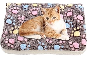 RENYWOSI Katzendecke – beruhigende Decke für Katzen, Teppich für Tiere, flauschige Plüschdecken für Hunde, waschbar, Flanell, ultraweich, Haustier-Bettdecke