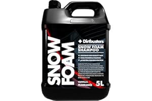 Dirtbusters Snow Foam Car Shampoo And Wax, Powerful Thick Foam Pre Wash Car Cleaner, Non Caustic & Safe Suitable For Cleaning All Vehicle Exteriors, Vanilla (5L)