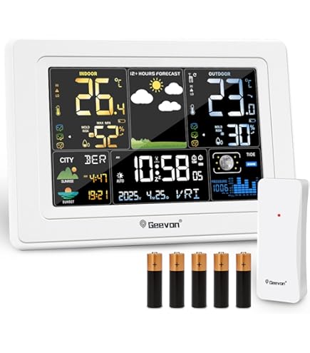 Hama Black Line Plus Weerstation met buitensensor (met