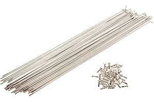 FK Cycling radios Inoxidable Bicicleta G14, 36 Unidades con pezones, Todos los tamaños.