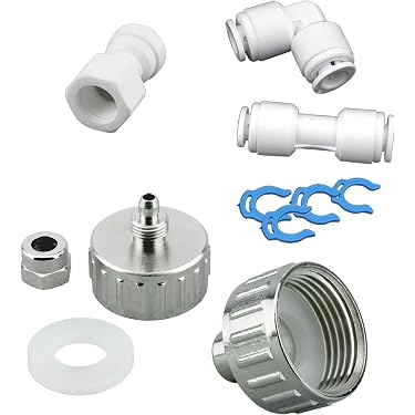 19,90€/1Stk) Metall Anschluss Für SBS Kühlschrank 3/4" Mit AG