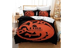 DDONVG Anime Bettwäsche 135x200, Weiche Mikrofaser, Bettbezug Mit Reißverschluss, Digitaldruck (H,135 x 200cm)