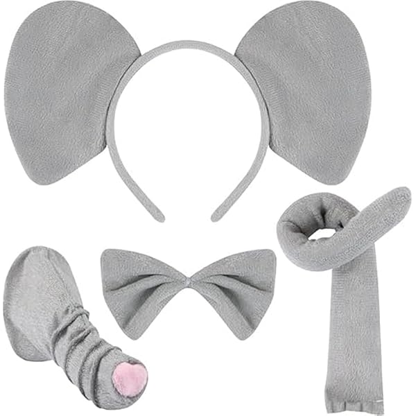 Wolf Kostuum Met Haarband, Pluche Oren & Staart - Accessoires Voor Dames & Heren - Weerwolf Carnaval Outfit