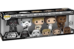 Funko Pop! Vinyl: Star Wars - Darth Vader - 5 Pack - Esclusiva Amazon - Figura in Vinile da Collezione - Idea Regalo - Merchandising Ufficiale - Giocattoli per Bambini e Adulti - Movies Fans