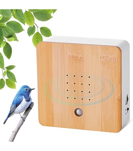 Décor Sonore Relaxation Boîte à Chants D'Oiseaux GOEDCH - - Sons Nature Relaxants Pour Salle De Bain, Spa Détecteur Mouvement