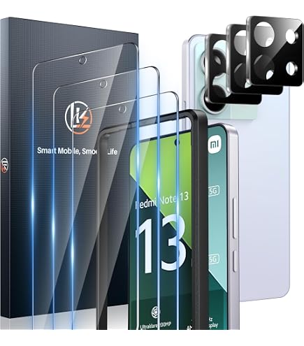 brotect Pellicola Vetro Opaca per Xiaomi Redmi Note 13 Protezione Schermo [ Anti-Riflesso, Durezza 9H