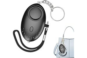 DIFCUL Schrillalarm für Frauen, Selbstverteidigung Taschenalarm, 130dB Persönlicher Panikalarm mit Taschenlampe Schlüsselanhänger für Kinder/Frauen/Senioren/Student Self Defense Schutz Gesichert
