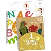 Vamos con todo 1. Primer trimestre. + Lectoescritura + Material manipulativo
