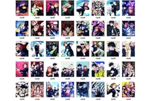 ZPPLD Jujutsu Kaisen Lomo Cards 40 pièces Poster Anime Jujutsu Kaisen Lomo Card Postcards Cards Mini Photo Cards Set